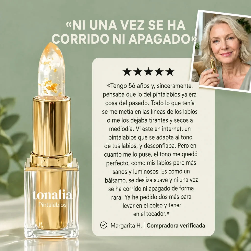 Opinión de una compradora verificada sobre el pintalabios Tonalia