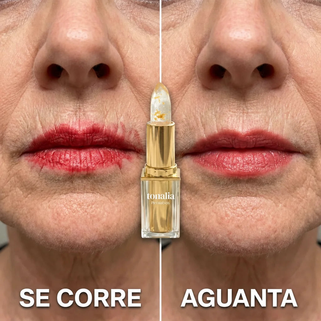 Un pintalabios que se corre frente a Tonalia, que aguanta