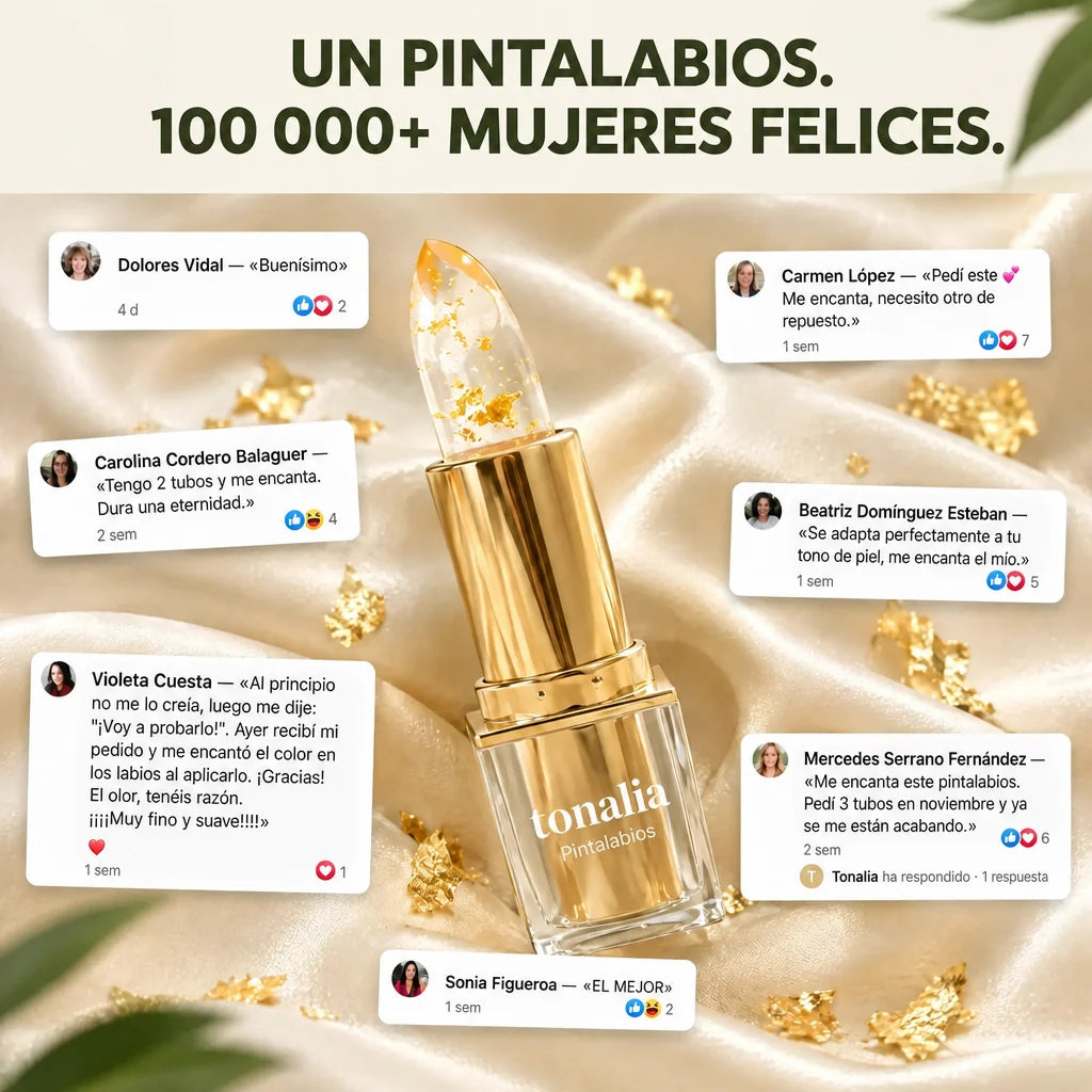 Más de 100 000 mujeres felices con el pintalabios Tonalia