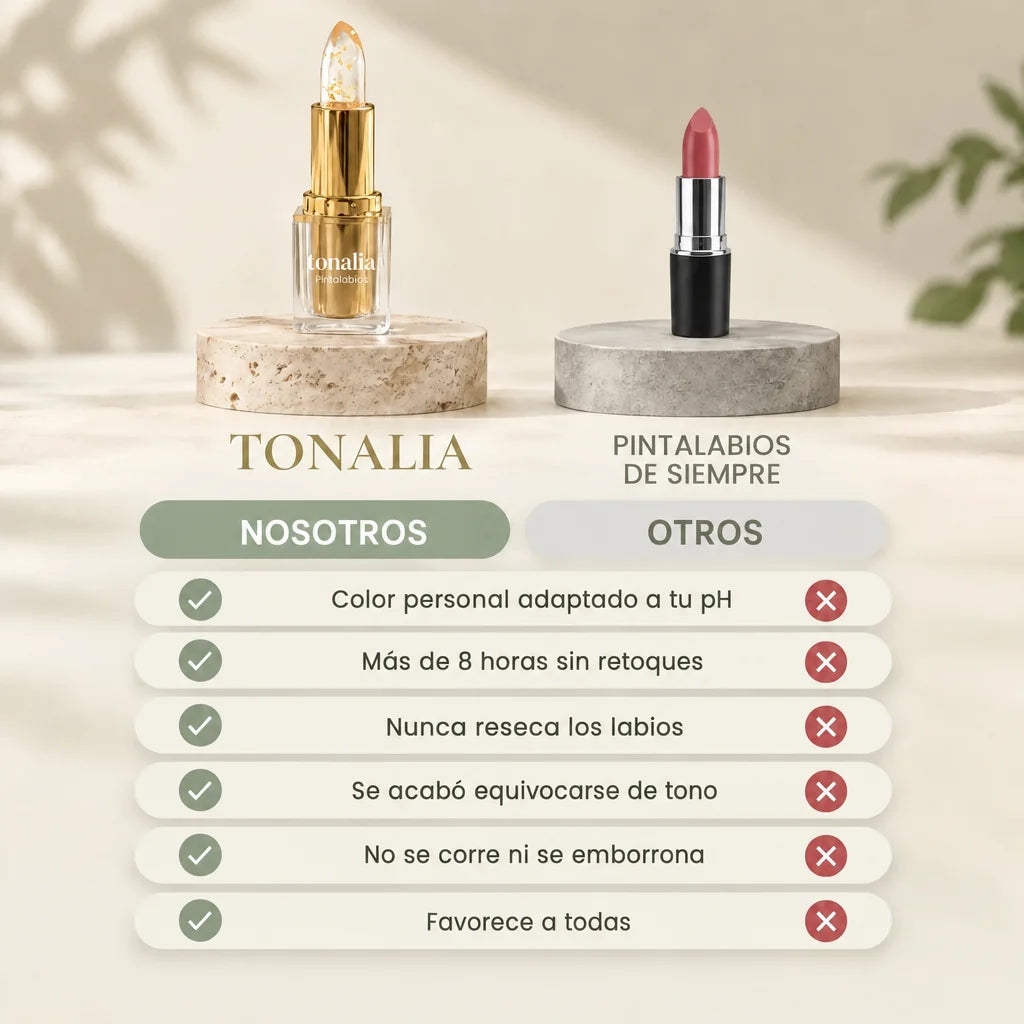 Tonalia frente al pintalabios de siempre: comparativa